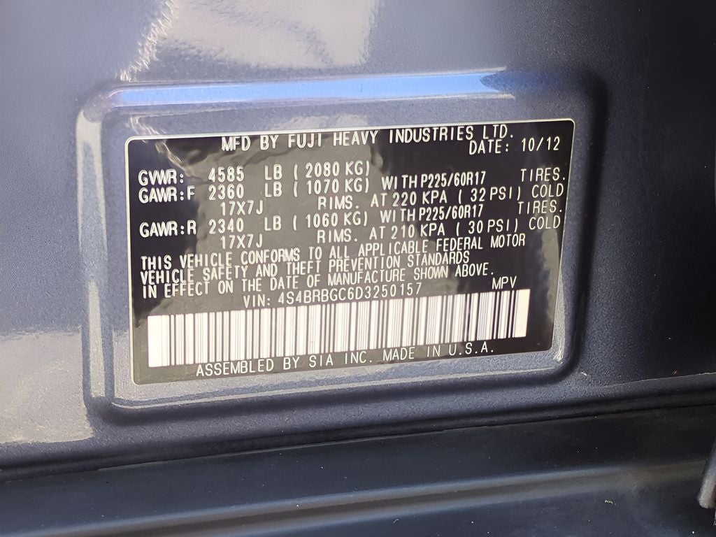 2013 Subaru Outback 2.5i Premium