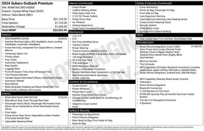 2024 Subaru Outback Premium
