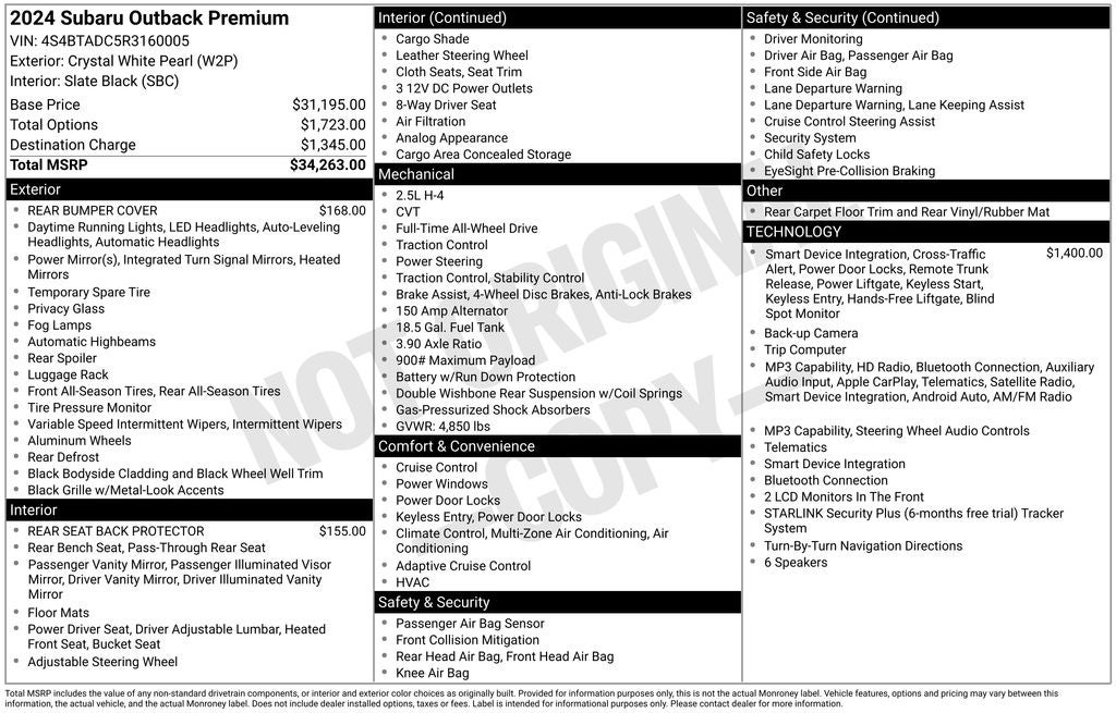 2024 Subaru Outback Premium