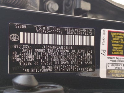 2017 Toyota CAMRY HYBRID XLE