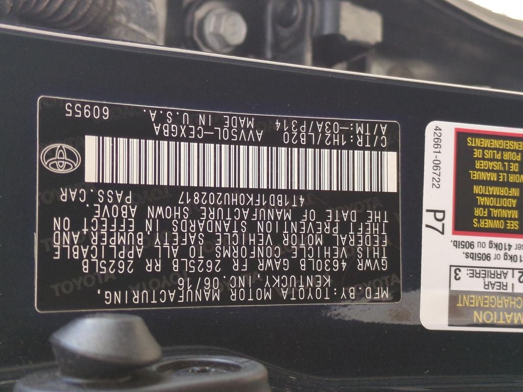 2017 Toyota CAMRY HYBRID XLE