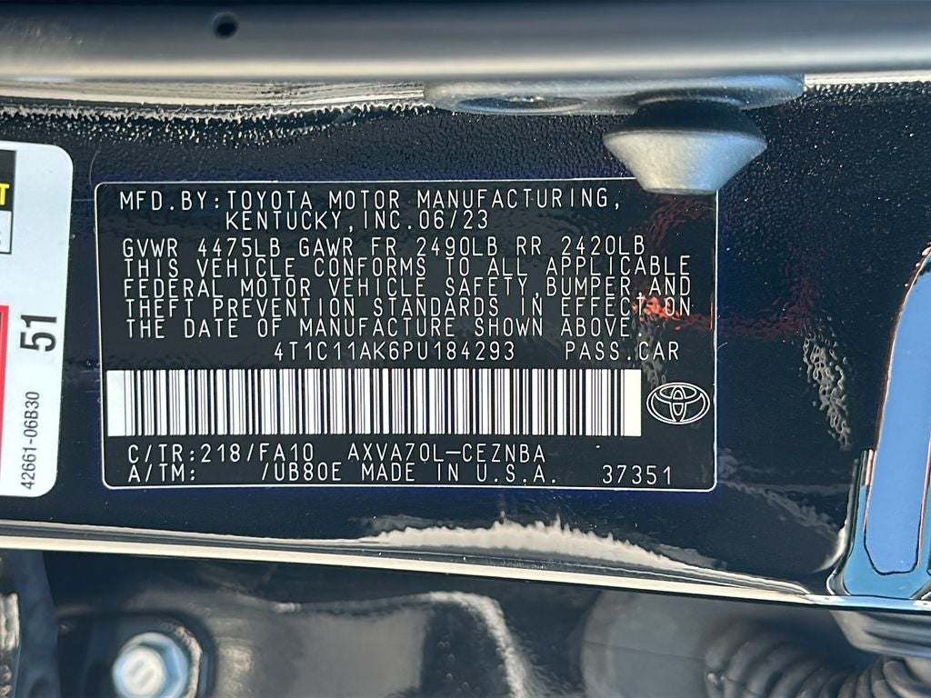2023 Toyota CAMRY LE
