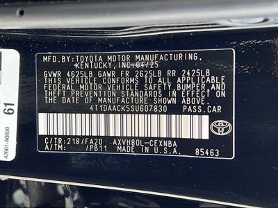 2025 Toyota Camry LE