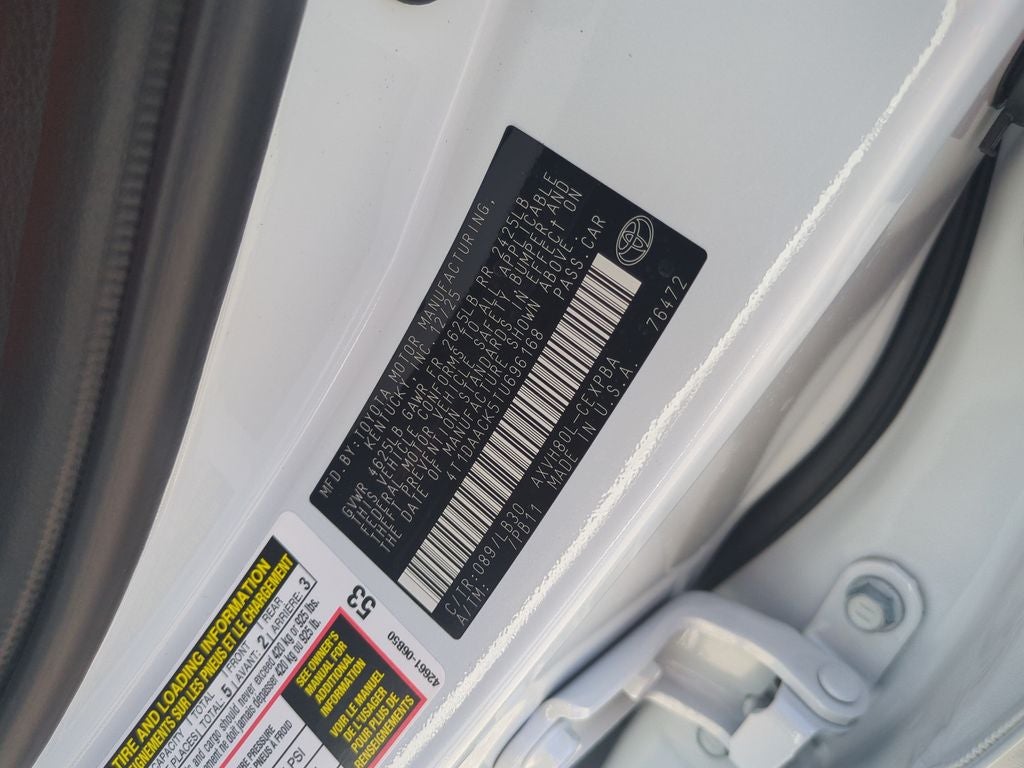 2026 Toyota CAMRY XSE