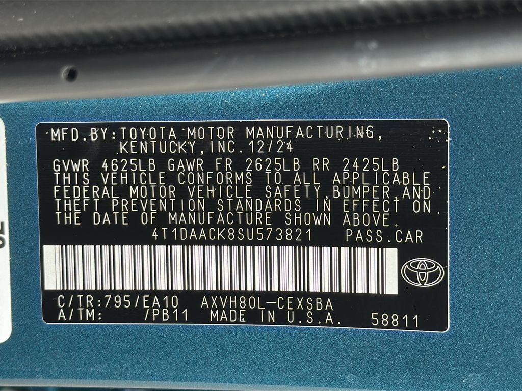 2025 Toyota CAMRY SE