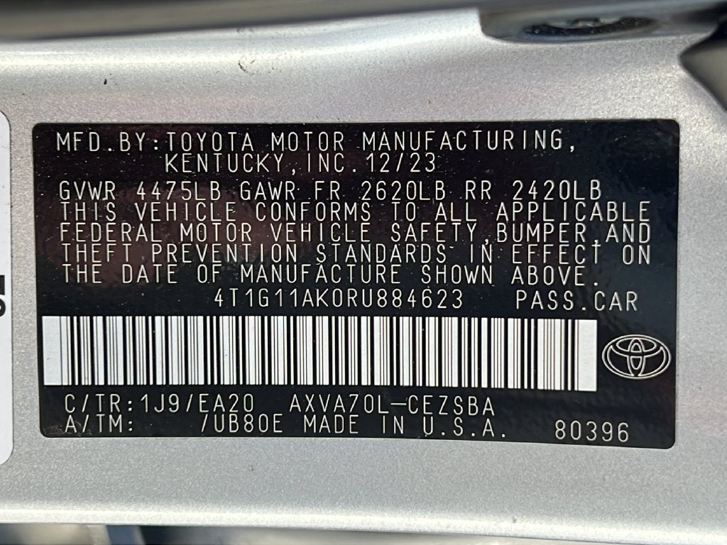 2024 Toyota Camry SE