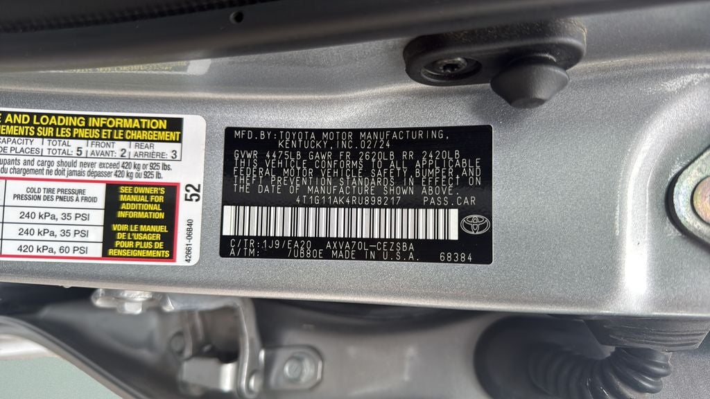 2024 Toyota Camry SE