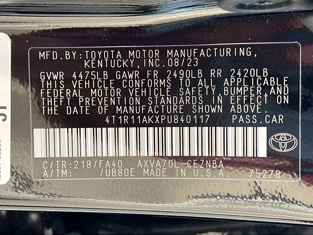 2023 Toyota Camry LE