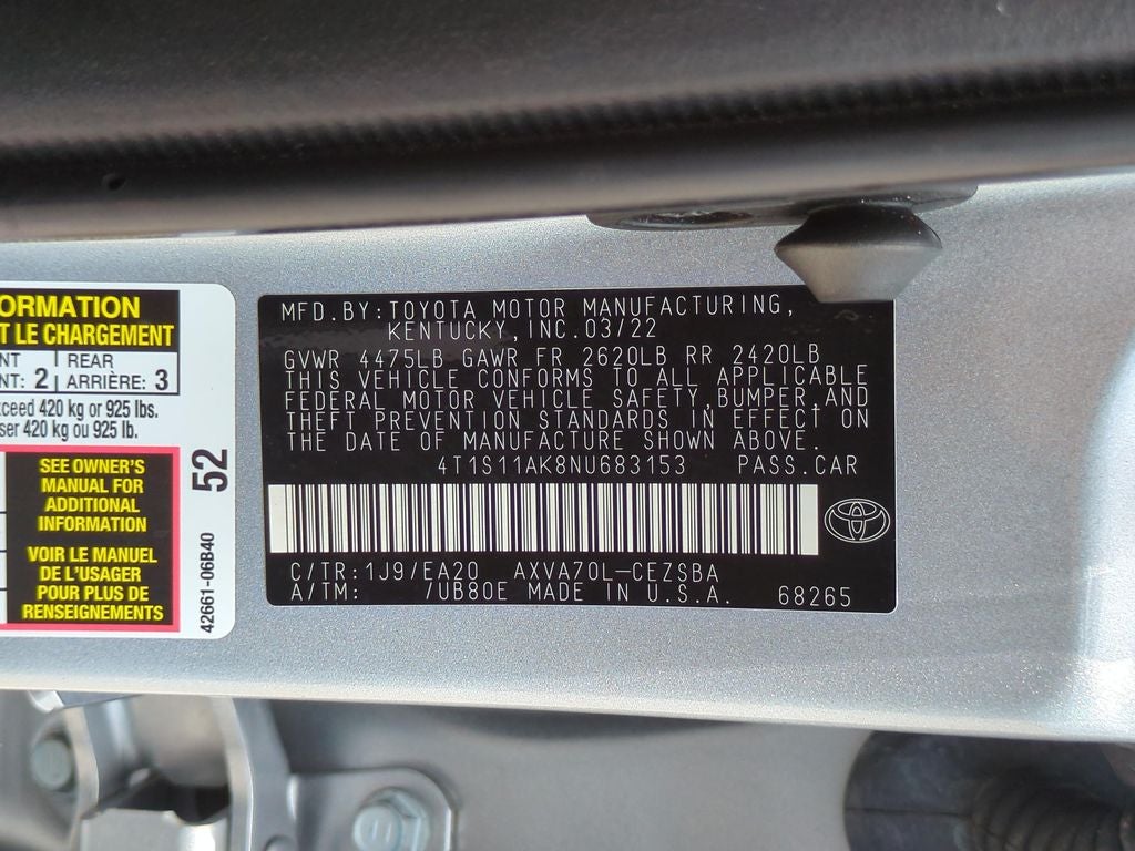 2022 Toyota Camry SE