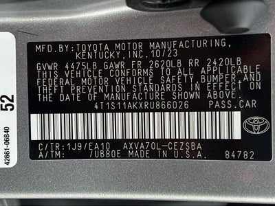 2024 Toyota Camry SE