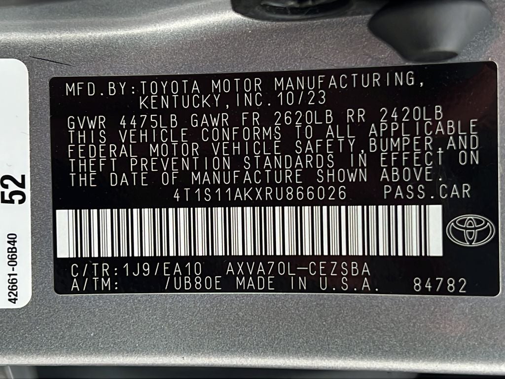 2024 Toyota Camry SE