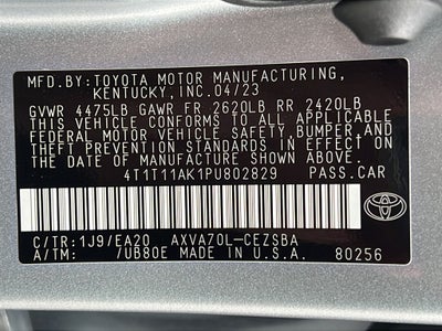 2023 Toyota Camry SE