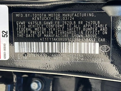 2024 Toyota Camry SE
