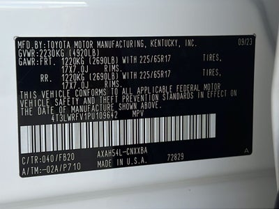 2023 Toyota RAV4 Hybrid LE