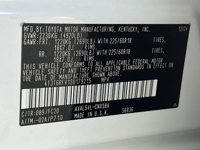 2025 Toyota RAV4 Hybrid SE
