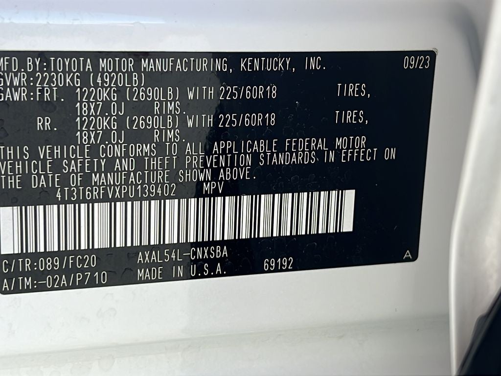 2023 Toyota RAV4 Hybrid SE