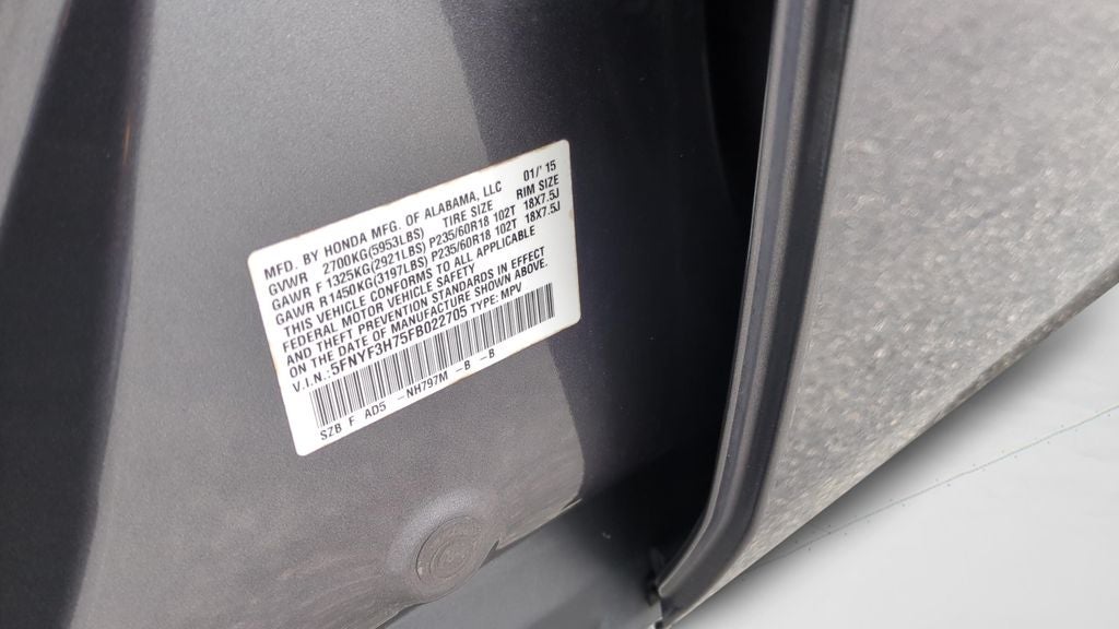 2015 Honda Pilot EX-L w/Navigation