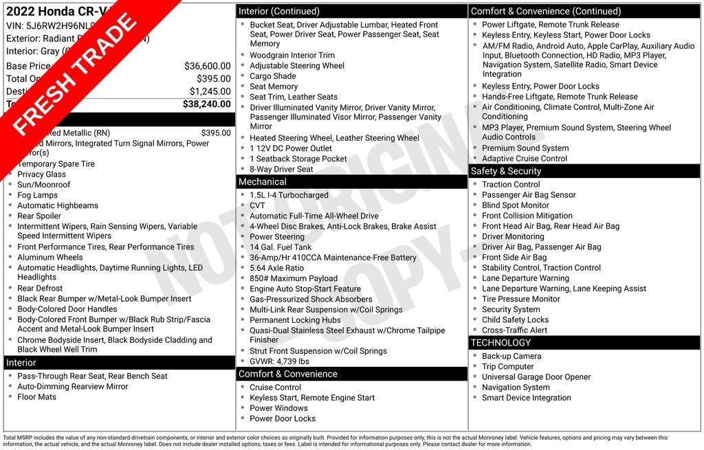 2022 Honda CR-V Touring