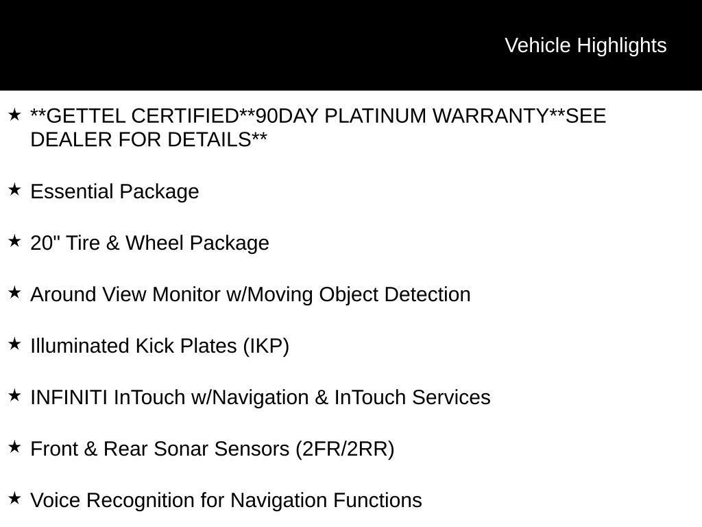 2020 INFINITI QX60 LUXE