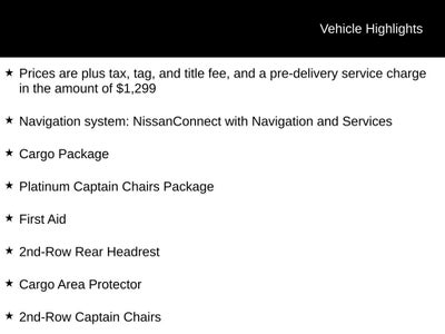 2025 Nissan Pathfinder Platinum