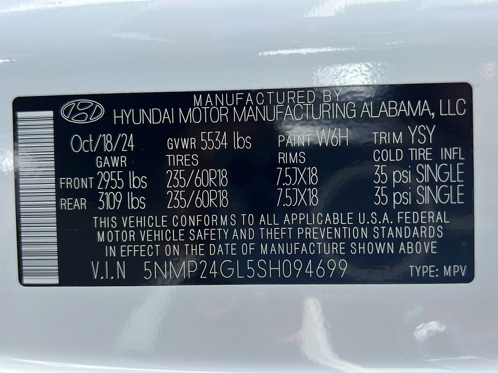 2025 Hyundai Santa Fe SEL