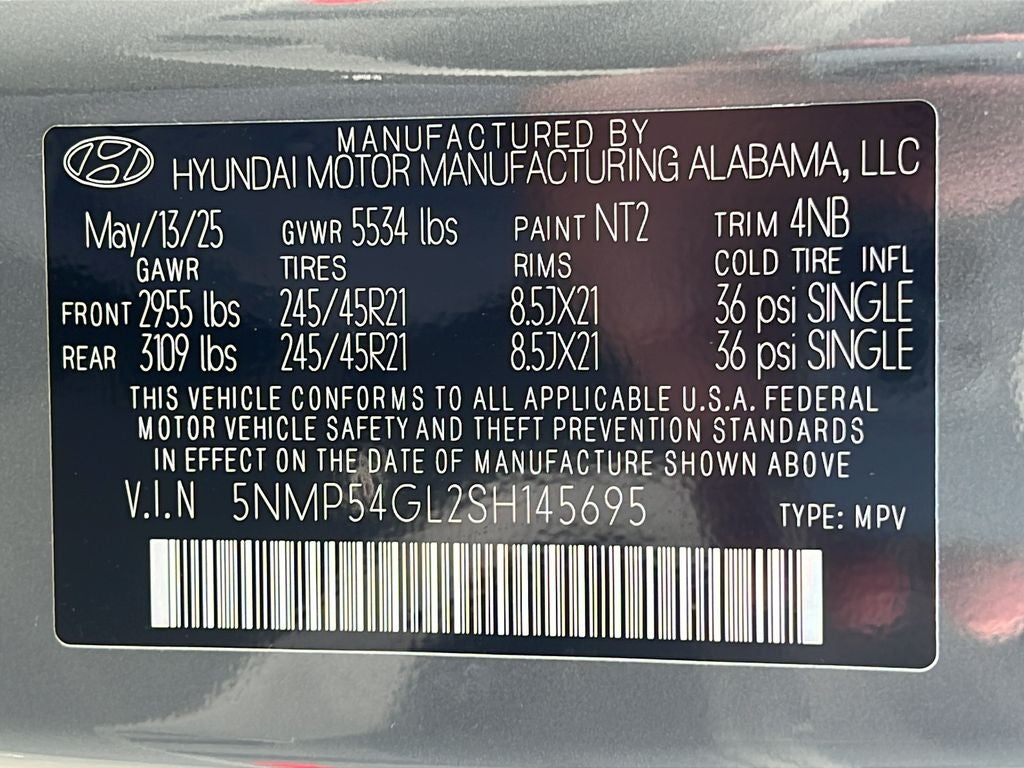 2025 Hyundai Santa Fe Calligraphy
