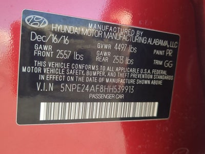 2017 Hyundai Sonata Base