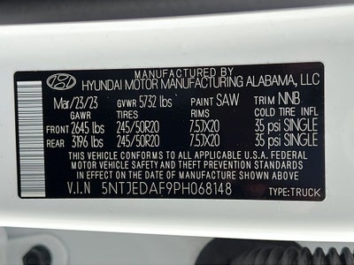 2023 Hyundai Santa Cruz Limited
