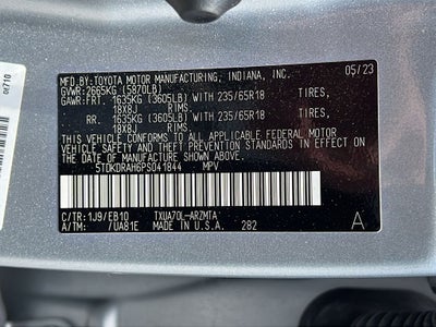 2023 Toyota HIGHLANDER XLE