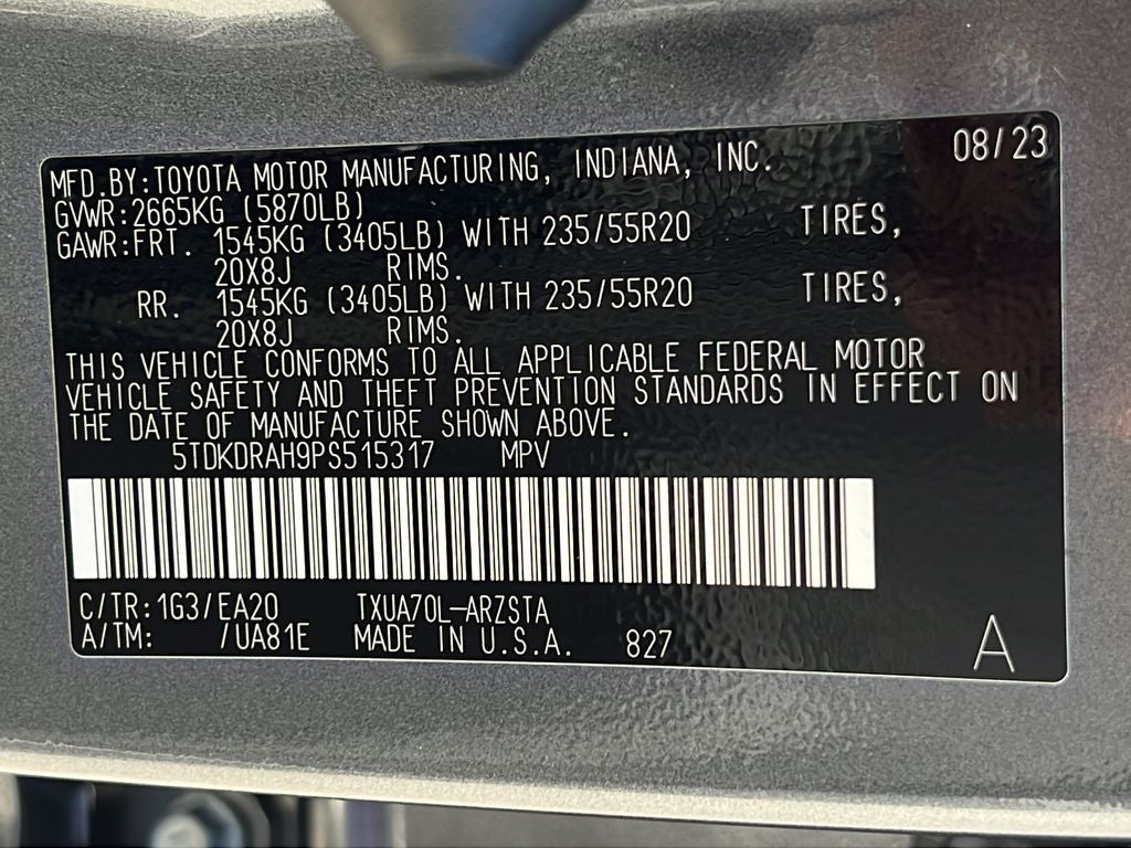 2023 Toyota Highlander XSE