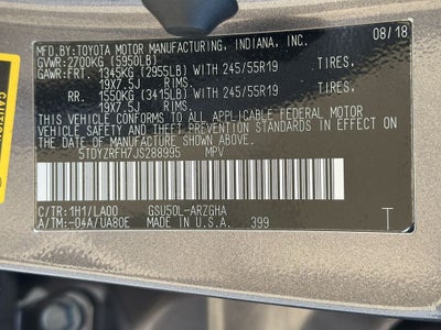 2018 Toyota HIGHLANDER Limited