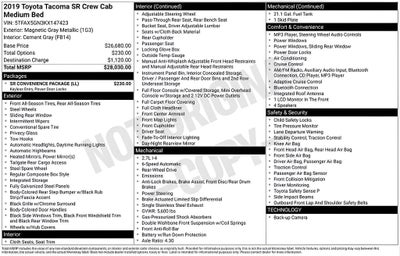 2019 Toyota Tacoma SR5