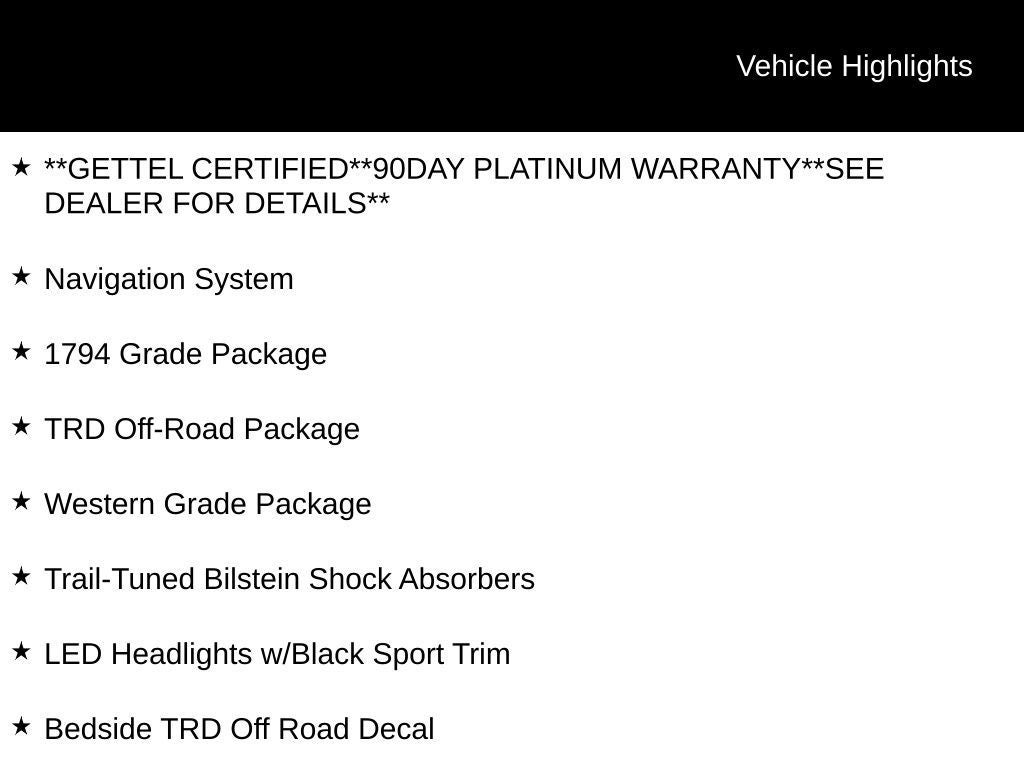 2020 Toyota TUNDRA 4X4 1794