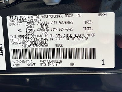 2024 Toyota Tundra Limited