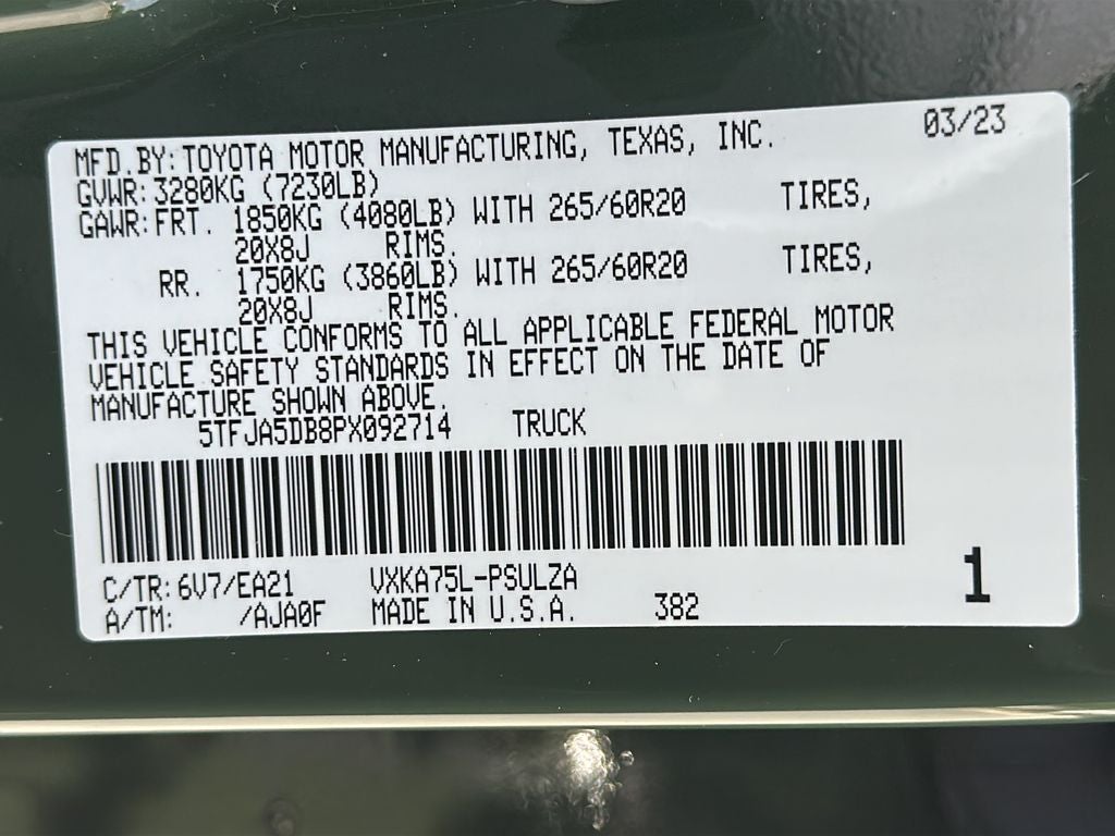 2023 Toyota TUNDRA 4X4 Limited
