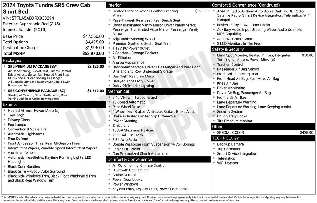 2024 Toyota Tundra SR5