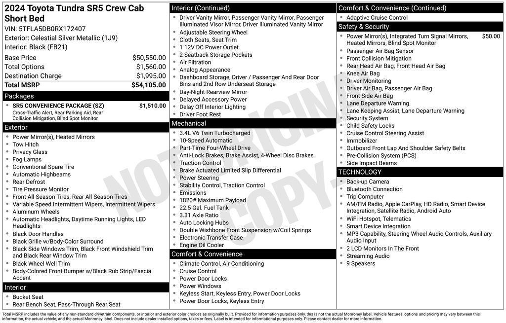 2024 Toyota TUNDRA 4X4 SR5