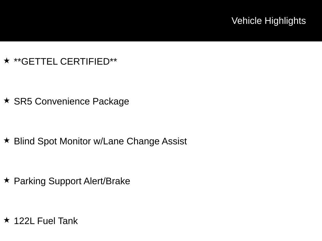 2025 Toyota Tundra SR5