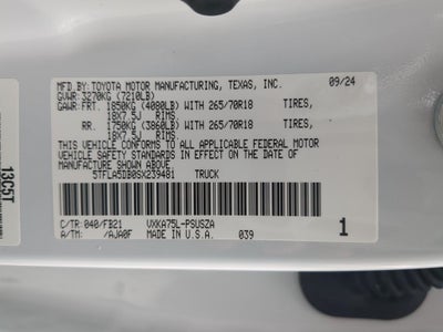 2025 Toyota TUNDRA 4X4 SR5