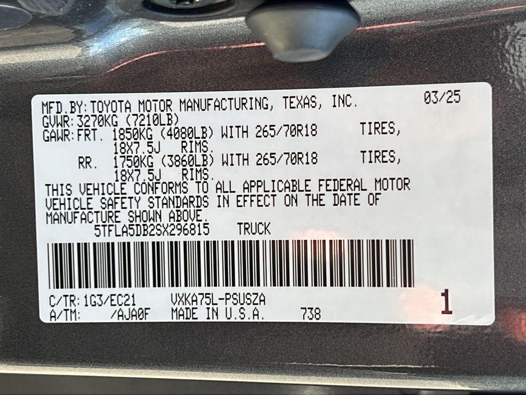 2025 Toyota Tundra SR5
