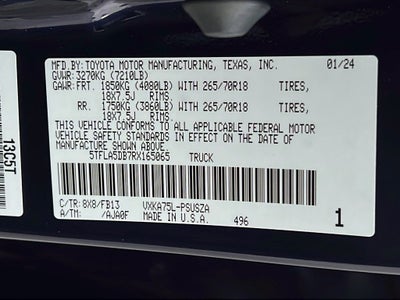 2024 Toyota Tundra SR5