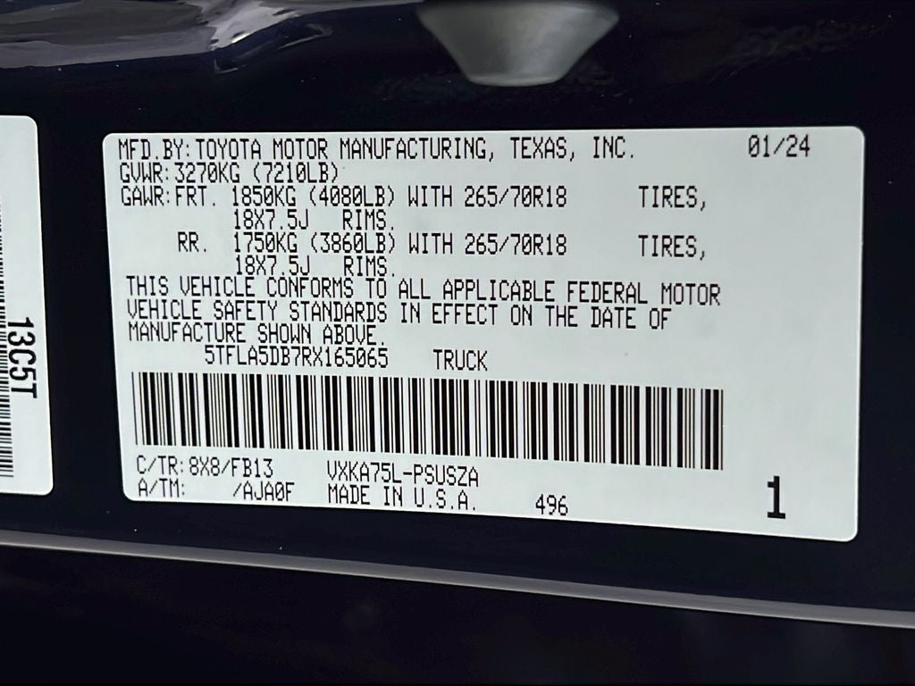 2024 Toyota Tundra SR5