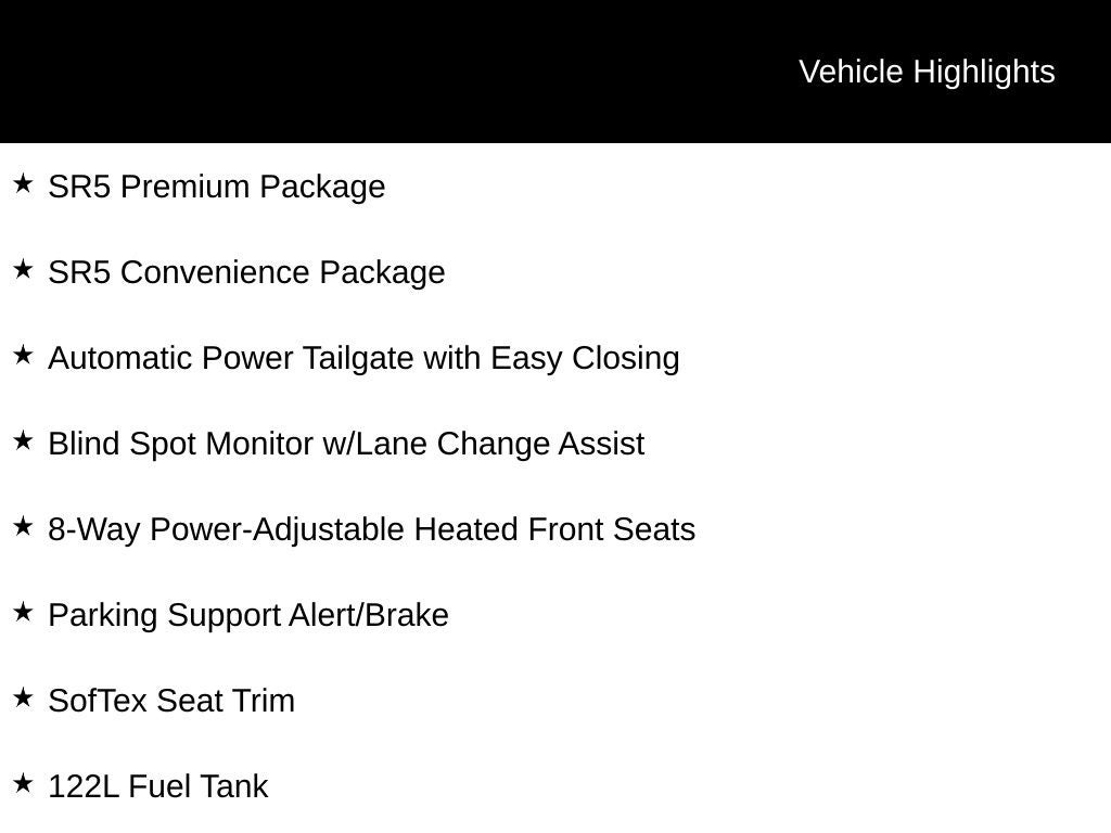 2025 Toyota Tundra SR5