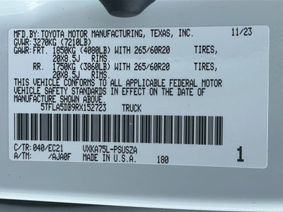 2024 Toyota TUNDRA 4X4 SR5