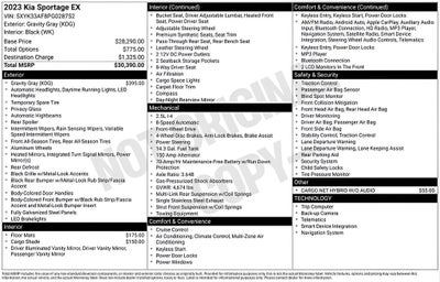 2023 Kia Sportage EX