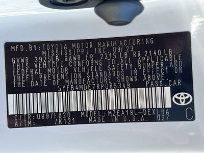 2024 Toyota Corolla LE