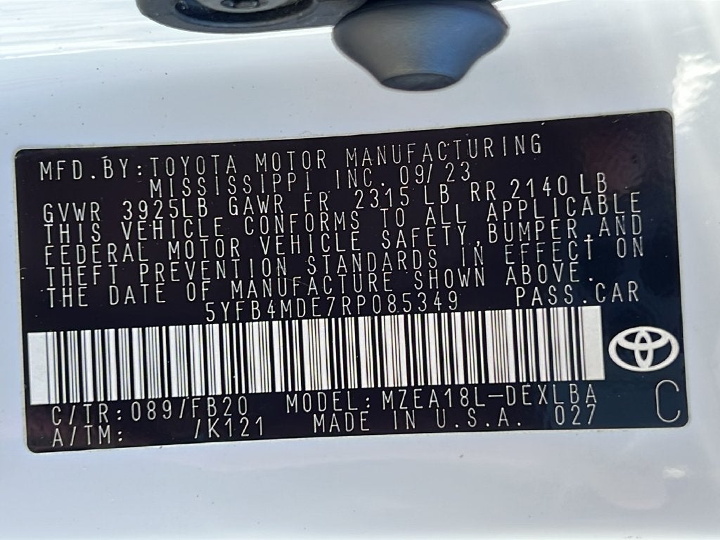 2024 Toyota Corolla LE