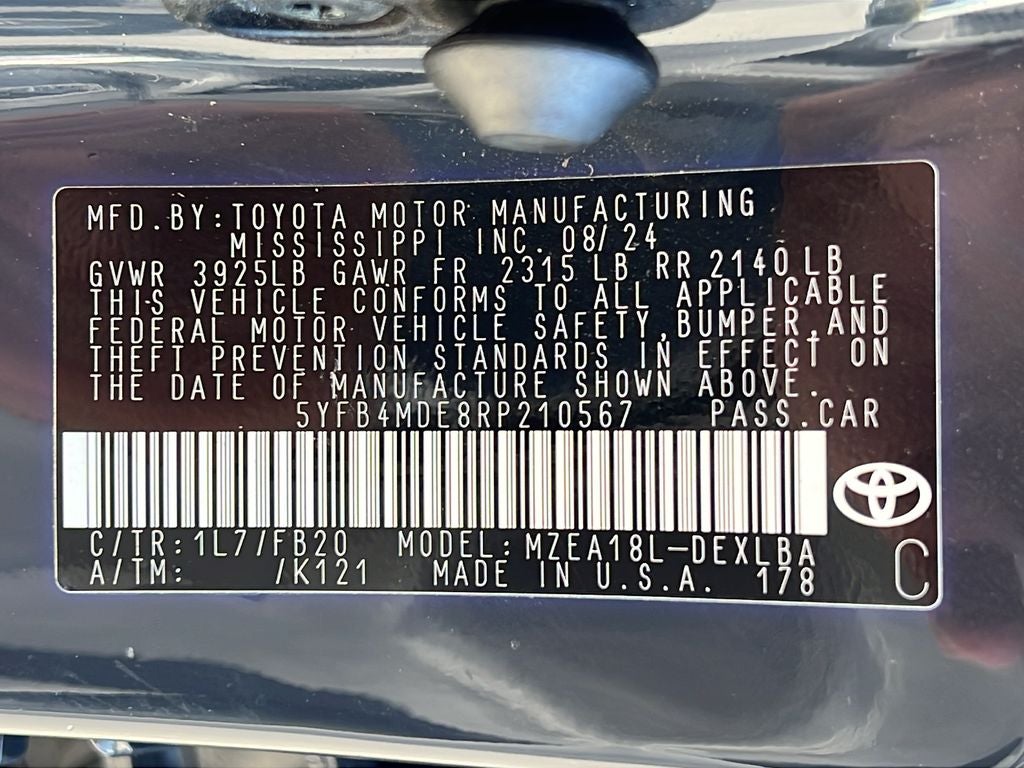 2024 Toyota Corolla LE