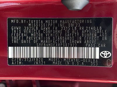 2024 Toyota Corolla LE