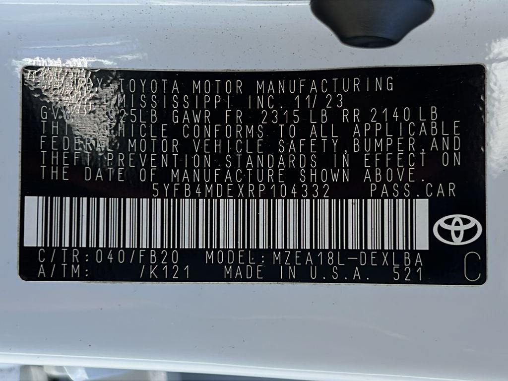 2024 Toyota Corolla LE